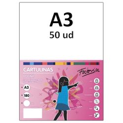 CARTULINA FABRISA A3 180GR 50H BLANCO