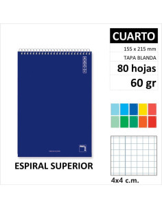CUAD PACSA BASICT/B 1/4 ESP/SUP 80H60GR C4 16432
