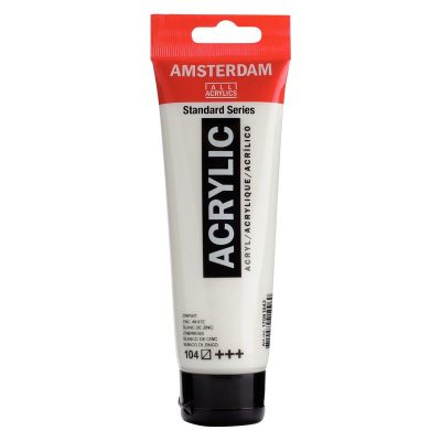 ACRILICO AMSTERDAM 120ML Blanco Zinc 104