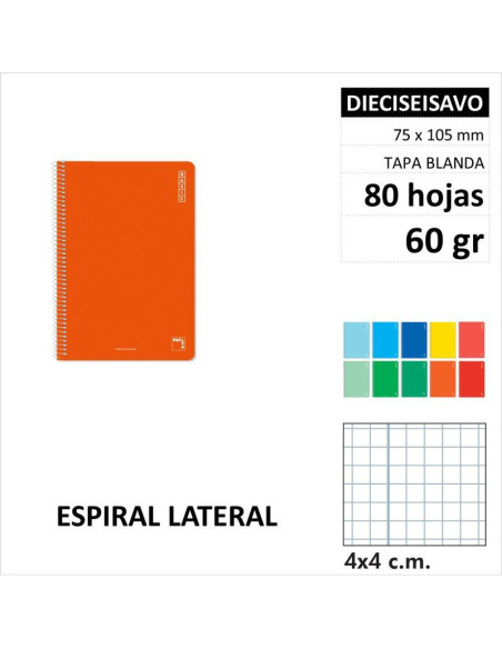 CUAD PACSA BASICT/B 16º 80H60GR C4 16437
