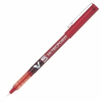 BOLÍGRAFO PILOT V-5 ROJO