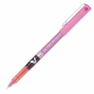 BOLÍGRAFO PILOT V-5 ROSA