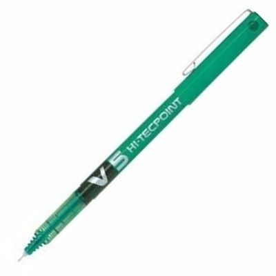 BOLÍGRAFO PILOT V-5 VERDE