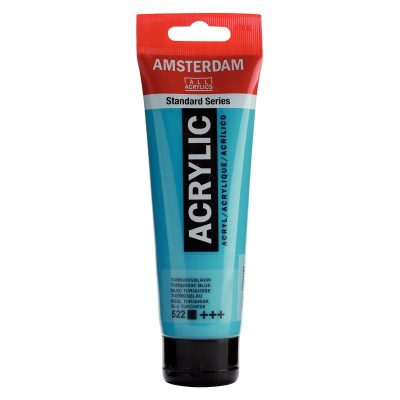 ACRILICO AMSTERDAM 120ML Azul Turquesa 522