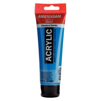 ACRILICO AMSTERDAM 120ML Azul Manganeso Ftalo 582