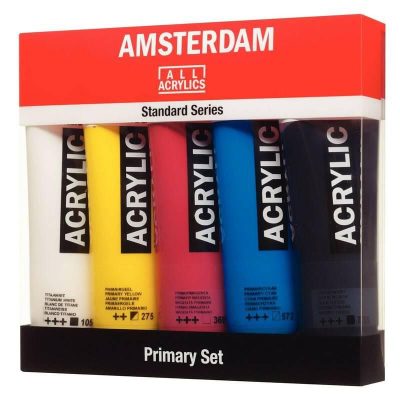 ACRILICO AMSTERDAM 120ML 5 UDS SURTIDAS