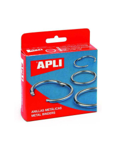 ANILLAS METÁLICAS APLI 32MM CAJA 20UD