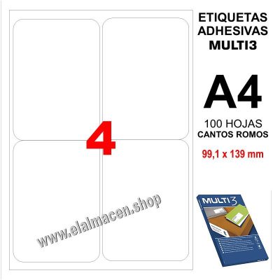 ETIQUETA MULTI3 99 1 X 139 100H 10501