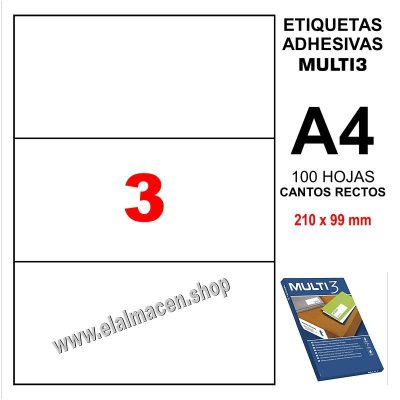 ETIQUETA MULTI3 210X 99 100H 12549