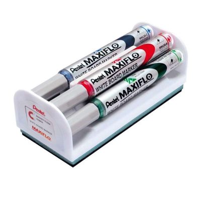 BORRADOR PIZARRA PENTEL   4 ROTULADORES MWL5S-4N