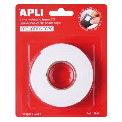 CINTA ADHESIVA APLI DOBLE CARA FUERTE 19X228 13986