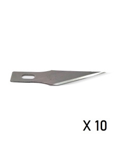 RECAMBIO CUTTER BISTURI TUBO 10 UDS