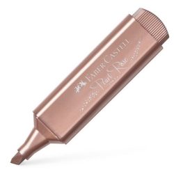 RESALTADOR FABER TEXTLINER 46 METAL ORO ROSA