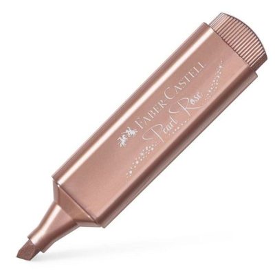 RESALTADOR FABER TEXTLINER 46 METAL ORO ROSA
