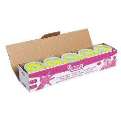 PINTURA DE DEDOS JOVI 125 ML AMARILLO C/5