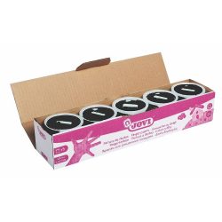 PINTURA DE DEDOS JOVI 125 ML NEGRO C/5