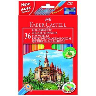 LAPIZ ESCOLAR FABER CASTELL 36 COLORES 120136