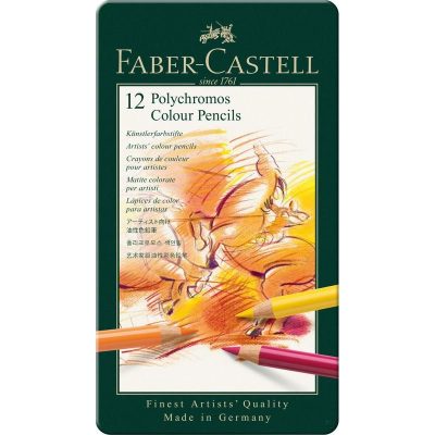 LAPIZ FABER CASTELL POLYCHROMO 12 COLORES 110012