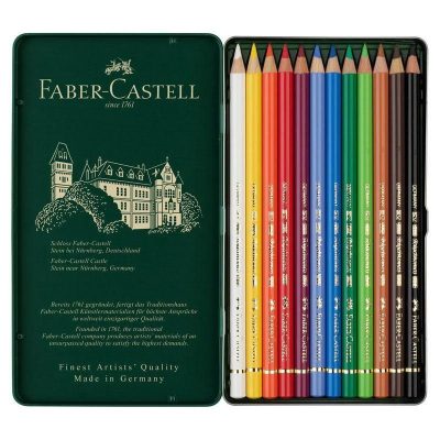 LAPIZ FABER CASTELL POLYCHROMO 12 COLORES 110012