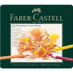 LAPIZ FABER CASTELL POLYCHROMO 24 COLORES 110024