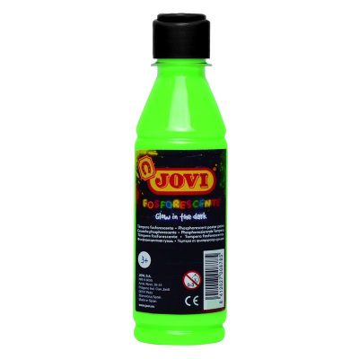 TEMPERA JOVI FOSFORESCENTE 250ML VERDE