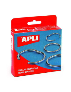 ANILLAS METALICAS APLI 38MM CAJA 20UD
