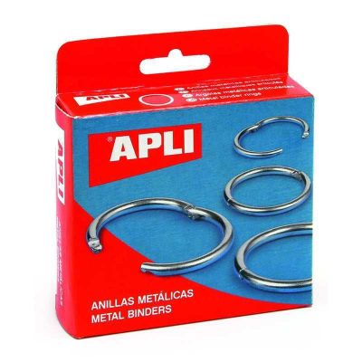 ANILLAS METALICAS APLI 38MM CAJA 20UD