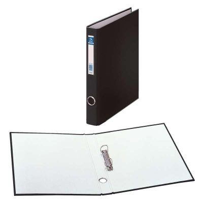 CARPETA DOHE FOLIO 2 ANILLAS 25MM FORRADO NEGRA