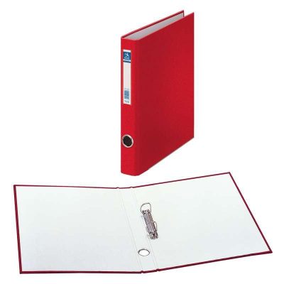 CARPETA DOHE FOLIO 2 ANILLAS 25MM FORRADO ROJA