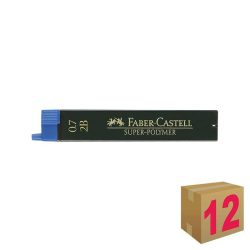 MINAS FC SUPER-POLYMER 0 7 MM 2B CAJA 12 TUBOS