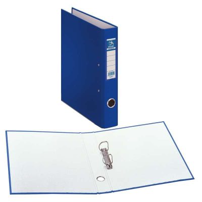 CARPETA DOHE FOLIO 2 ANILLAS 40MM FORRADO AZUL