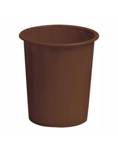 PAPELERA FAIBO 310X280 14L PLÁSTICO OPACO MARRÓN