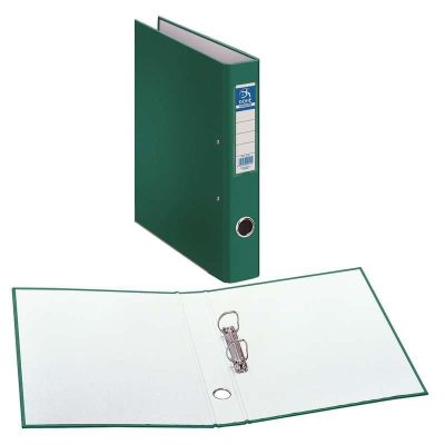CARPETA DOHE FOLIO 2 ANILLAS 40MM FORRADO VERDE