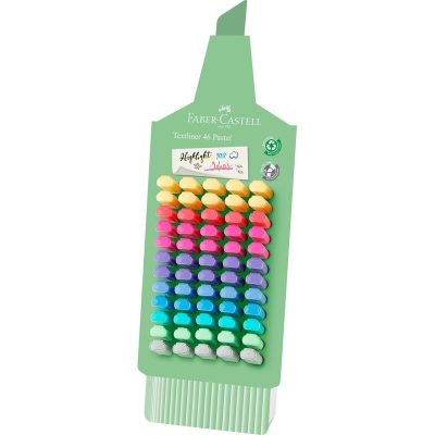 RESALTADOR FABER TEXTLINER 46 PASTEL EXPOSITOR 60U