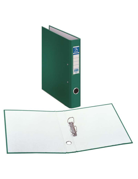 CARPETA DOHE FOLIO 2 ANILLAS 40MM FORRADO VERDE