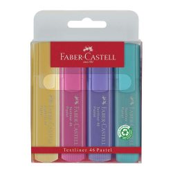 RESALTADOR FABER TEXTLINER 46 BLISTER 4 COLORES