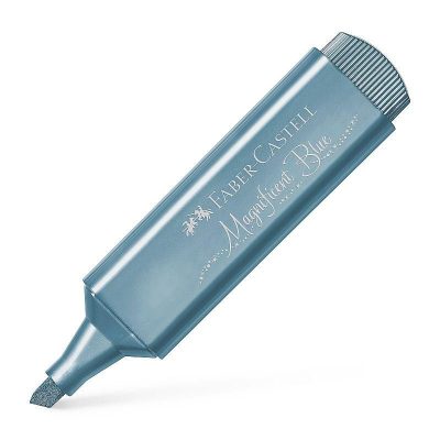 RESALTADOR FABER TEXTLINER 46 METAL AZUL