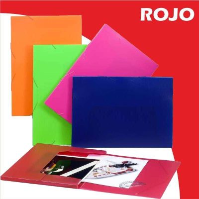 CARPETA C/ELAST CARCHIVO A3  PP  13MM 3641K ROJA