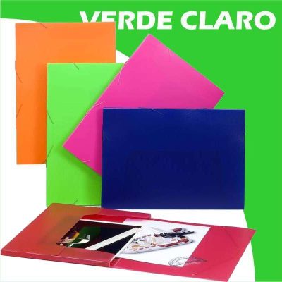 CARPETA C/ELAST CARCHIVO A3  PP 13MM 3641K VERDE C