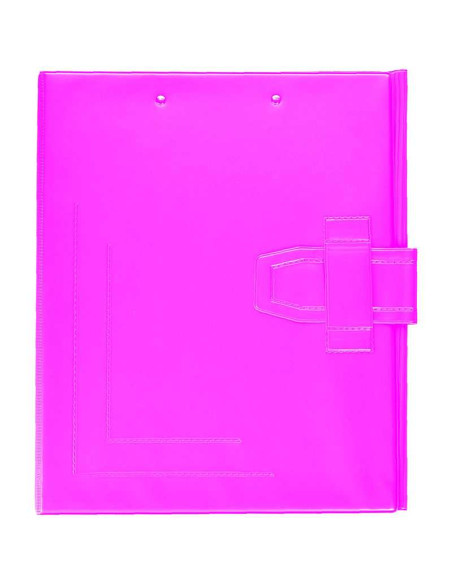 CARPETA MIXTA GAMMA 4 ANILLAS 40MM FUCSIA