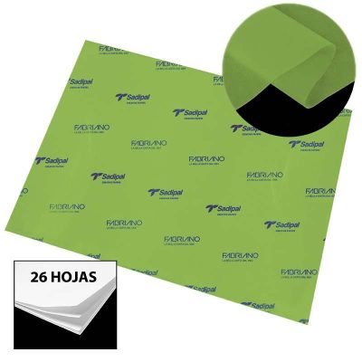 PAPEL SEDA SADIPAL 50X75 CM 26 HOJAS VERDE
