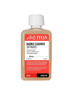 BARNIZ CUADROS SATINADO TITAN 250ML