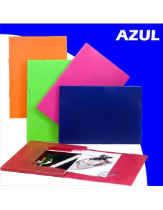 CARPETA C/ELAST CARCHIVO A3  PP  13MM 3641K AZUL
