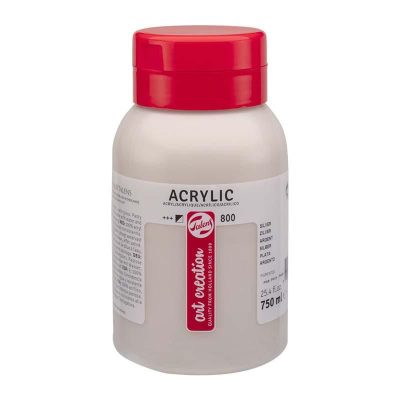 ACRILICO TAC 750 ML PLATA 800