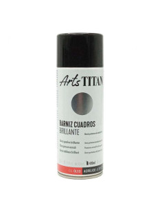 BARNIZ CUADROS BRILLANTE TITAN SPRAY 400ML