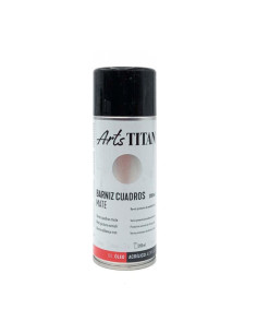 BARNIZ CUADROS MATE TITAN SPRAY 200ML