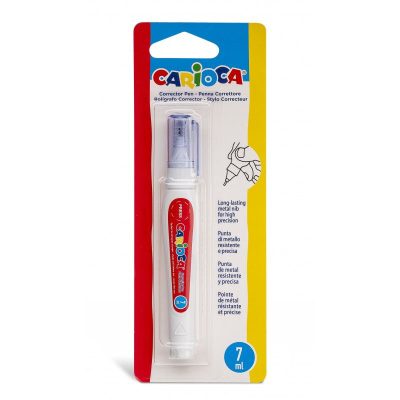 CORRECTOR BOLIGRAFO CARIOCA 7ML EN BLISTER