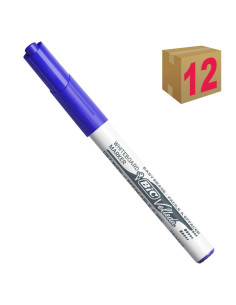 ROTULADOR PIZARRA VELLEDA 1741 AZUL CAJA 12 UDS