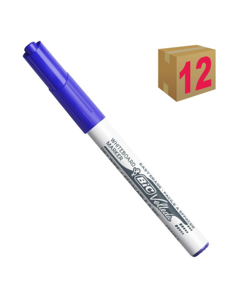 ROTULADOR PIZARRA VELLEDA 1741 AZUL CAJA 12 UDS