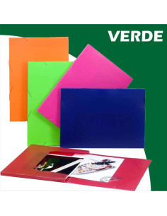 CARPETA C/ELAST CARCHIVO A3  PP  13MM 3641K VERDE